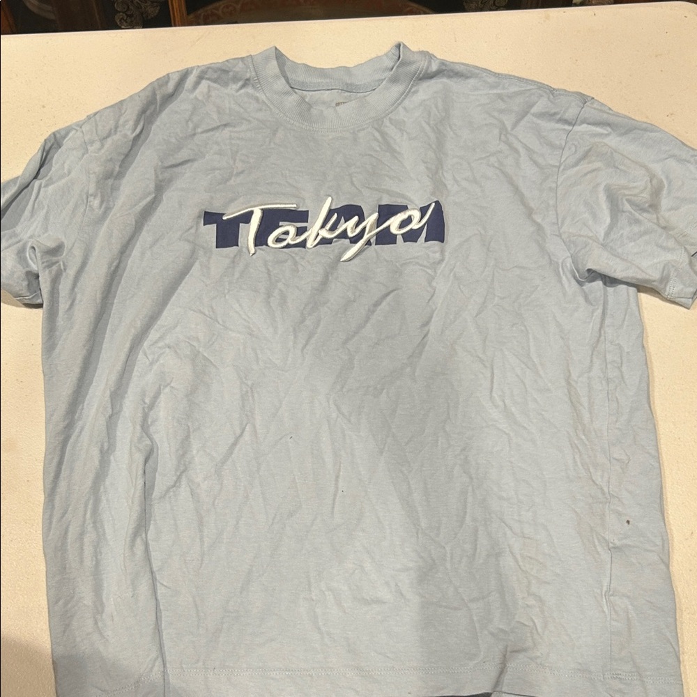 Cotton On Light Blue Graphic Tee